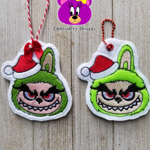 Labu Grinched Eyelet & Snap