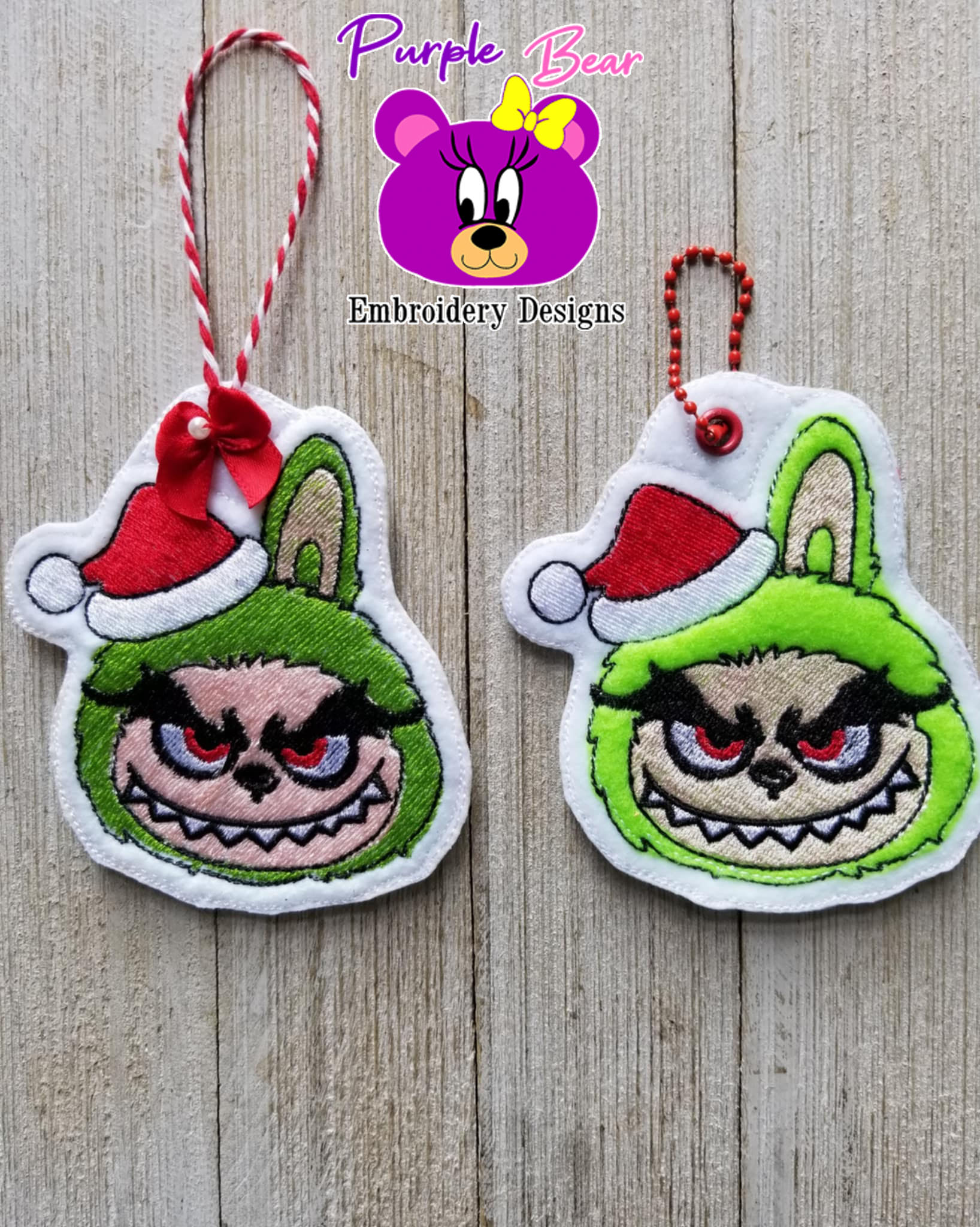 Labu Grinched Eyelet & Snap