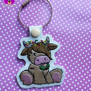 Christmas Highland Cow 2025