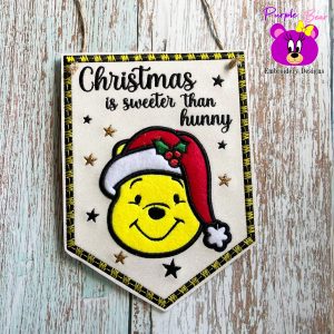 Christmas Sweeter than Hunny, hanger 3 sizes