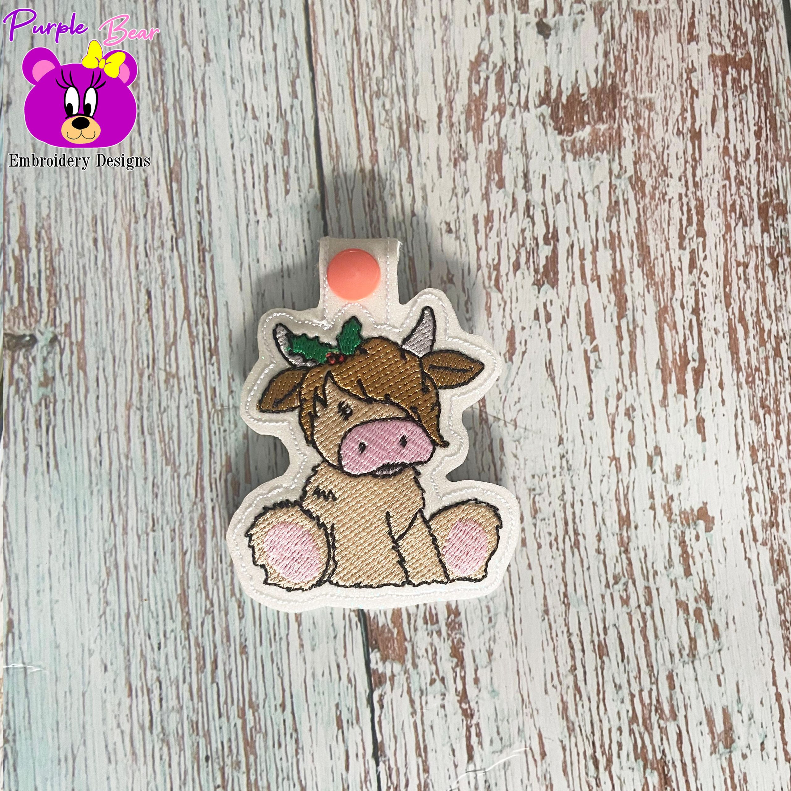 Christmas Highland Cow #2 2025