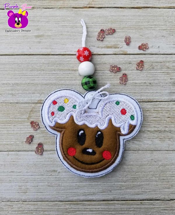 Cute Mouse Face Ornament