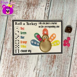 Roll A Turkey Game, 2 Sizes