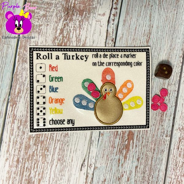 Roll A Turkey Game, 2 Sizes