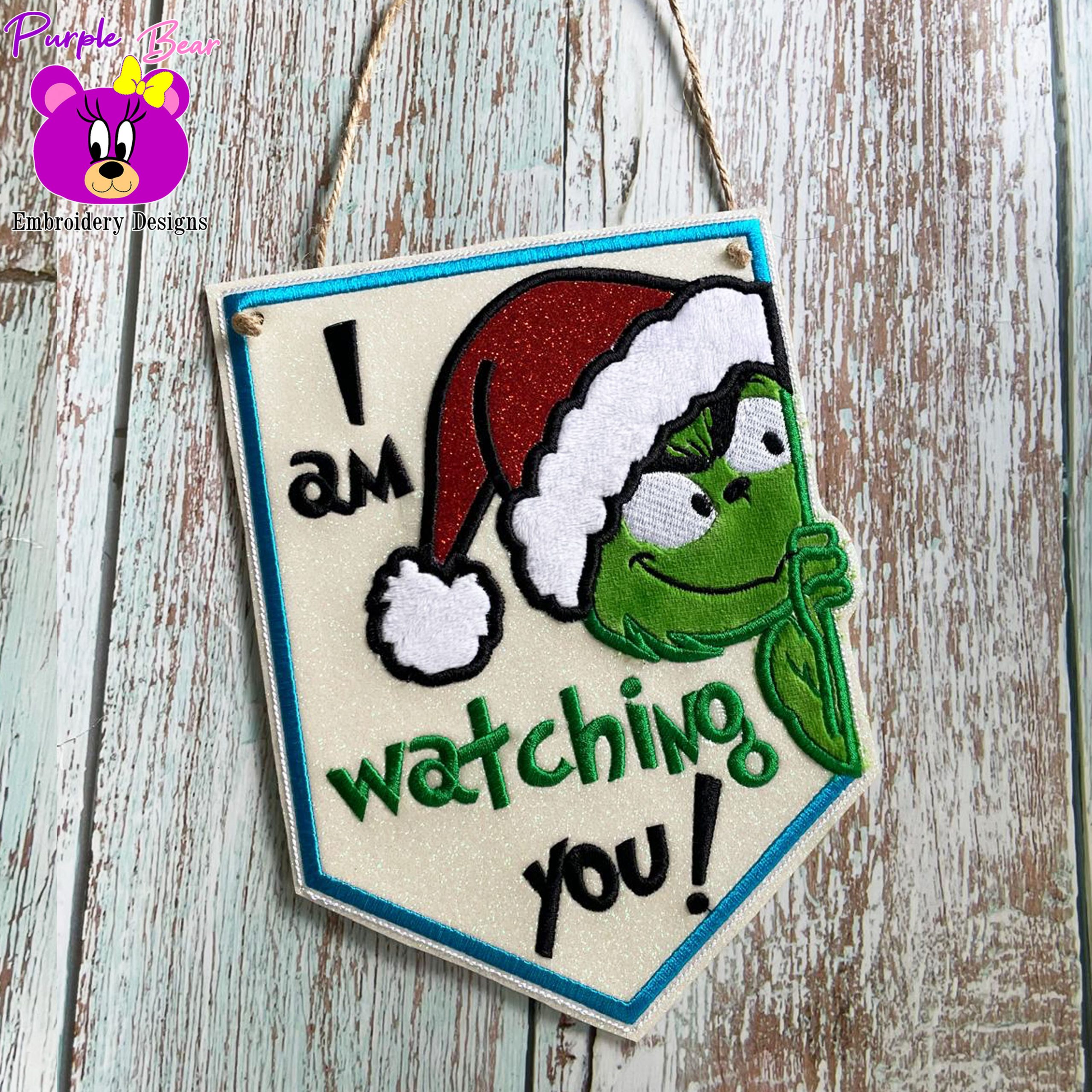 I am Watching you Hanger 3 sizes