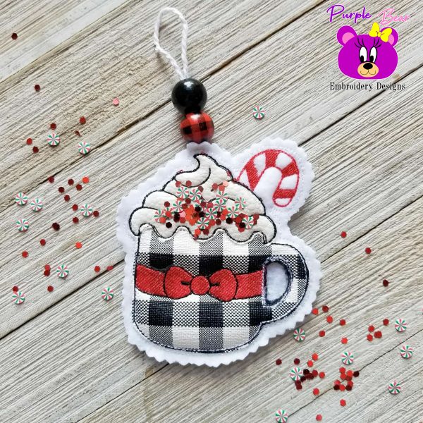 Bow Cup Shaker Ornament