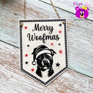 Bull Breed Christmas hanger 3 sizes