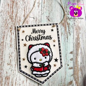 Christmas cat, hanger 3 sizes
