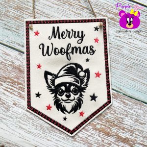 Chihuahua Christmas hanger 3 sizes