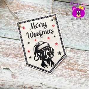 Shorthaired Pointer Christmas hanger 3 sizes