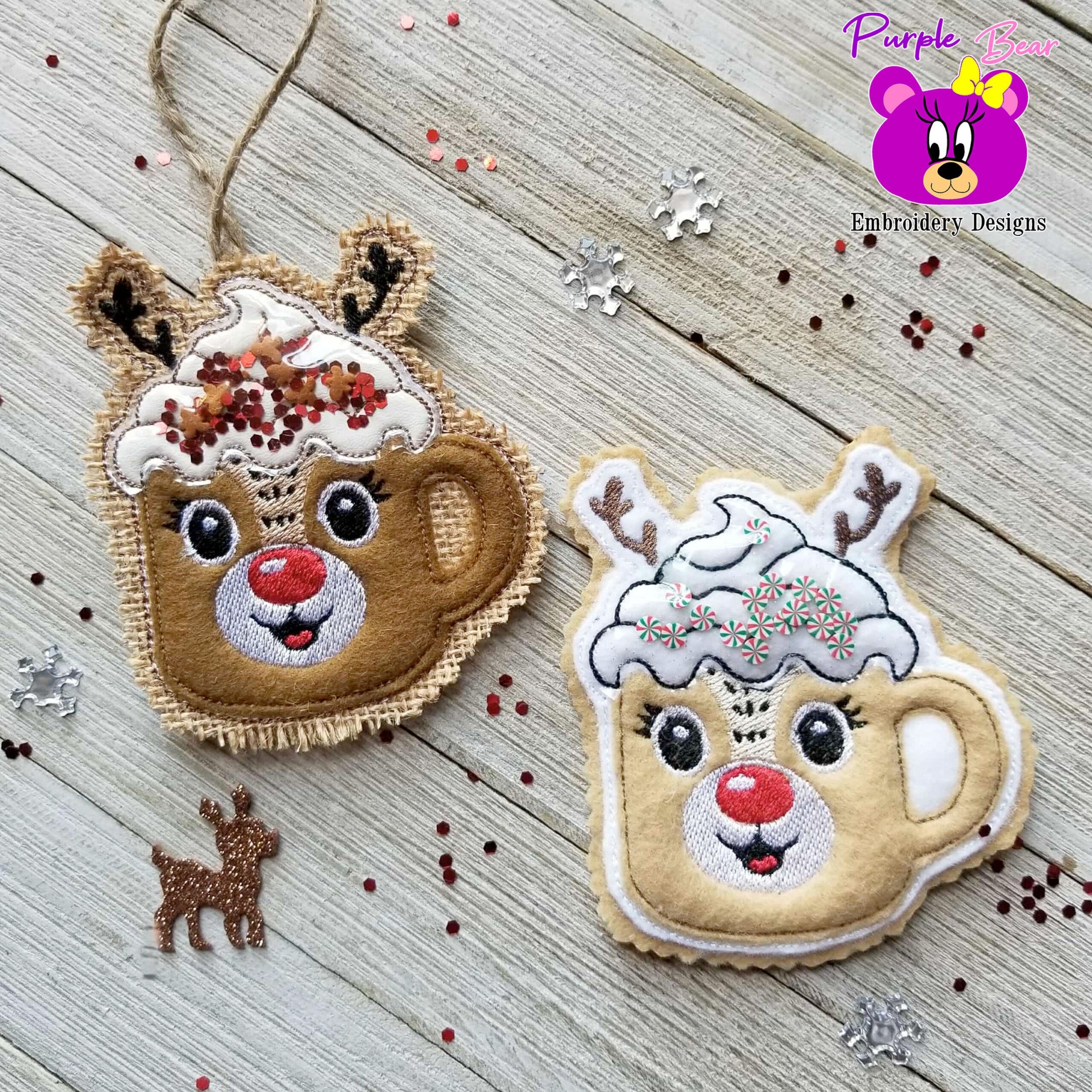 Deer Cup Shaker Ornament