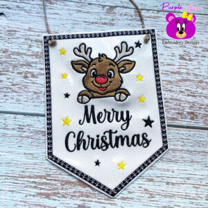 Christmas Deer, hanger 3 sizes