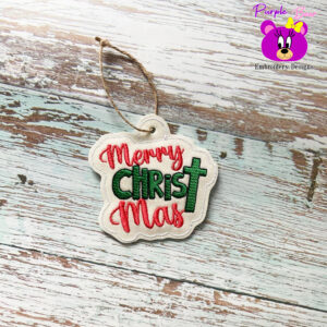 Merry Christmas Eyelet