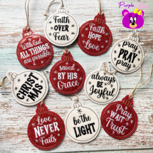 Christian Christmas Ornaments 10 Designs