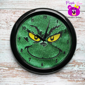 Grumpy Face Clock Face - 4 sizes