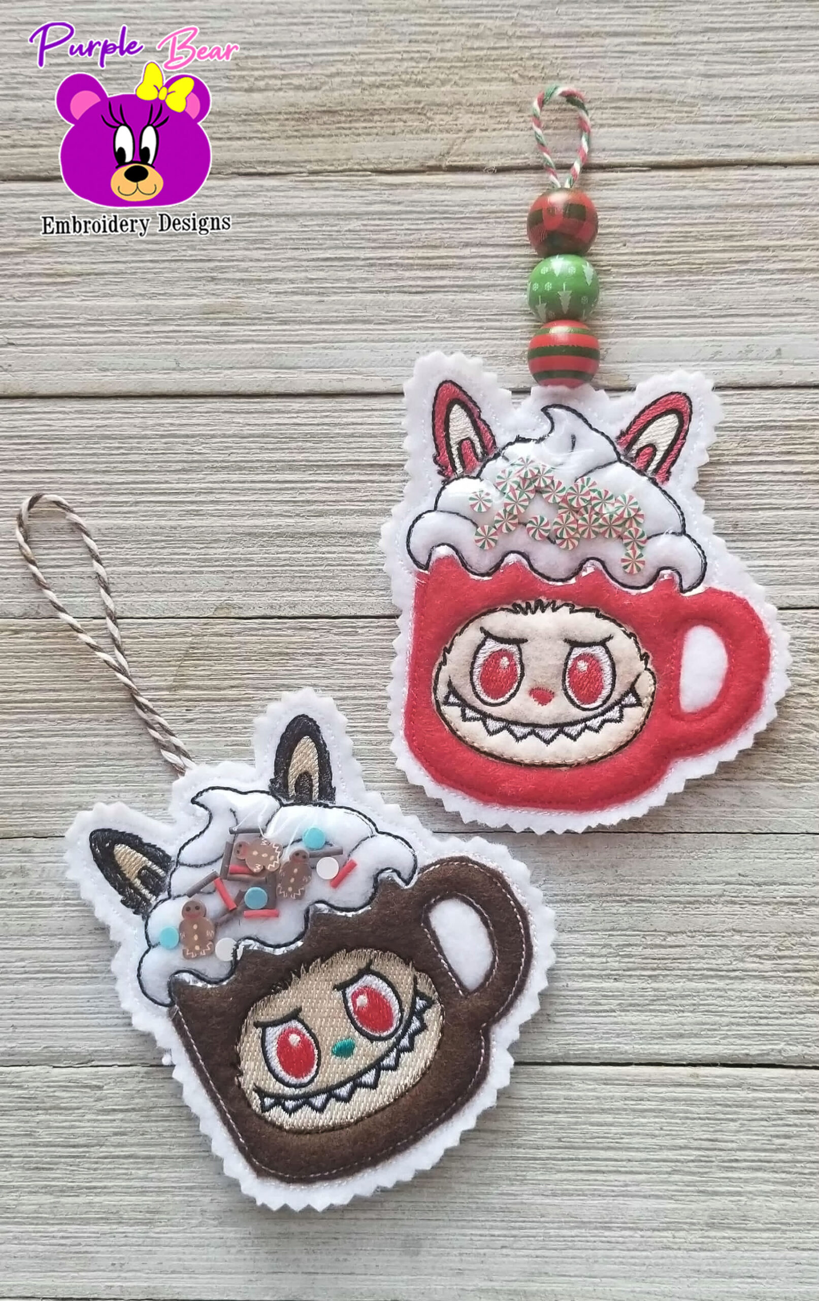 Monster Cup Shaker Ornament