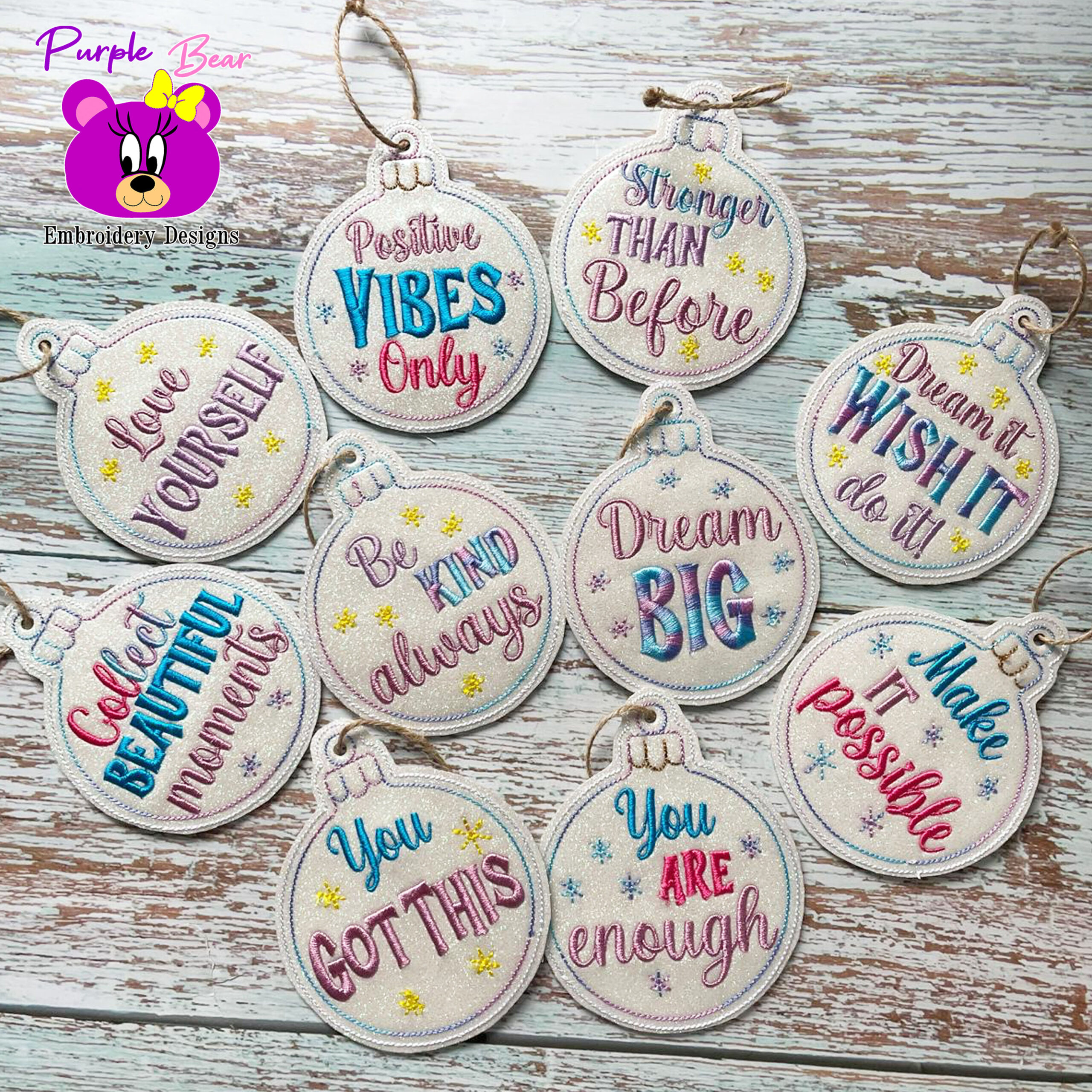 Motivation Ornament Bunlde 10 designs