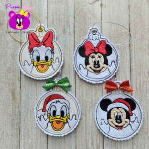 Christmas Ducks & Mice - 4 Designs