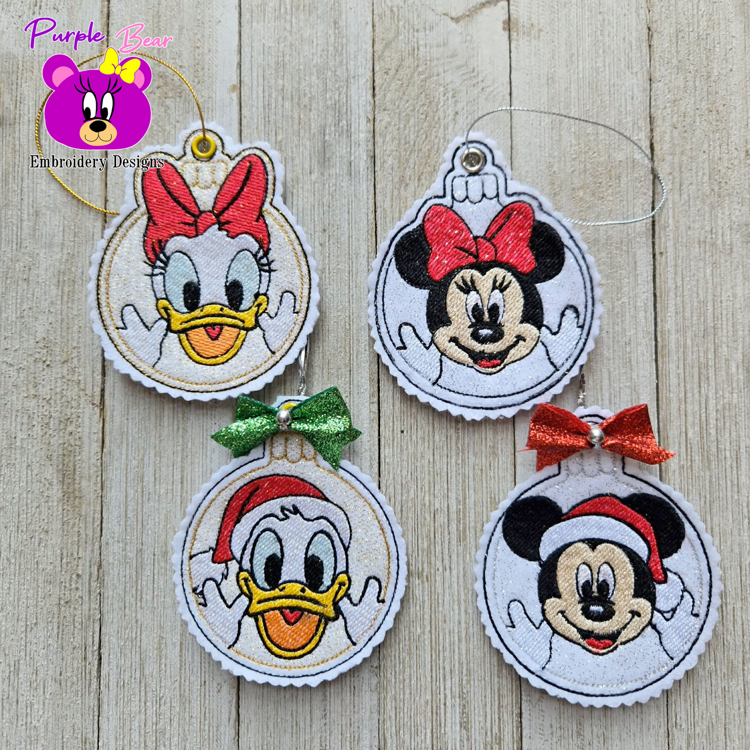 Christmas Ducks & Mice - 4 Designs