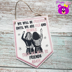 Friends again, funny hanger 3 sizes