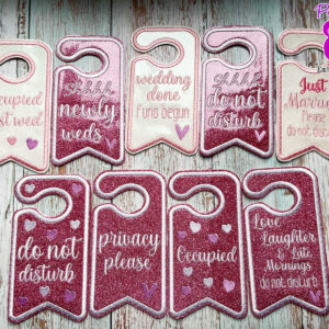 Wedding Door Hangers 9 Designs
