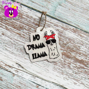 No Drama Llama eyelet and snaptab