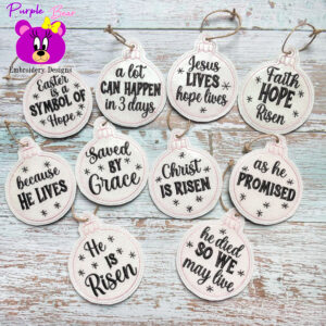 Easter Bauble Set 10 Designs