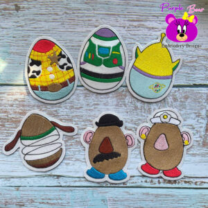 Toy Egg Set 6 Designs