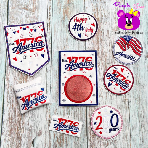 250 Years of USA Bundle 14 designs