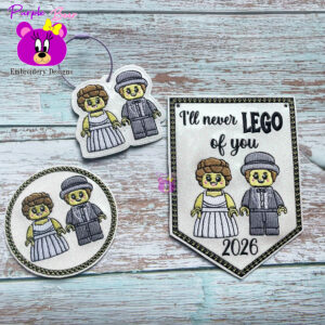 Mini Fig Wedding Set