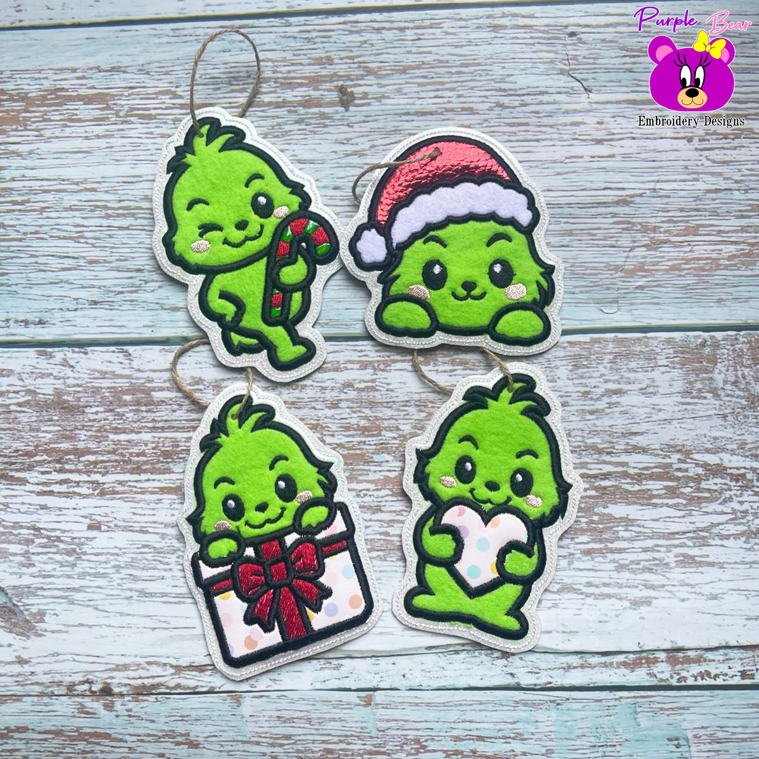Grump Ornament Set 4 Designs