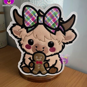 Highland Cow & Gingerbread 4 sizes