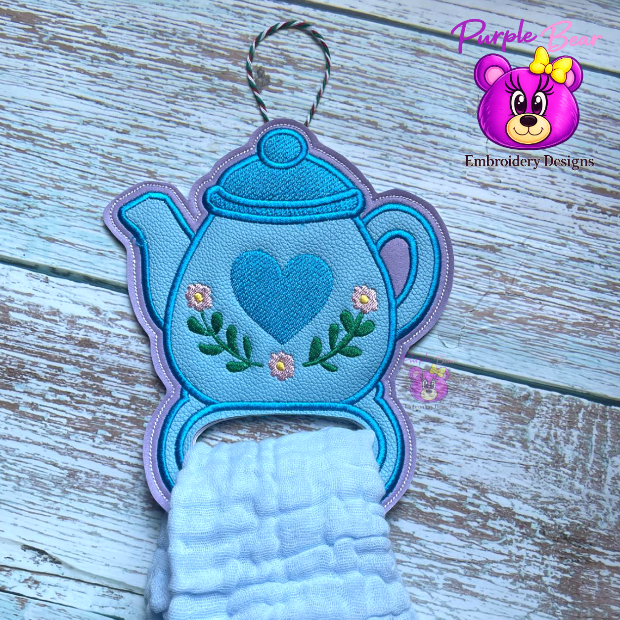Tea Pot Tea Towel Holder - 4 Sizes