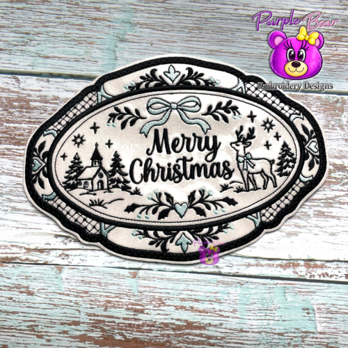 Christmas plate 3 sizes