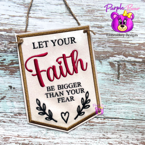 Faith Hanger 3 Sizes