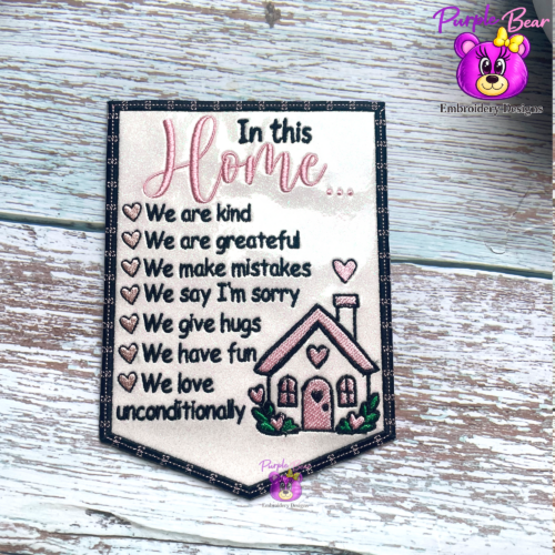 In This Home, Hanger 4 Sizes
