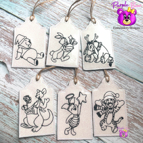 Limited Bear & Friends Tag Set